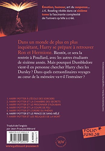 Harry Potter, VI : Harry Potter et le Prince de Sang-Mêlé: 746 (Folio Junior)