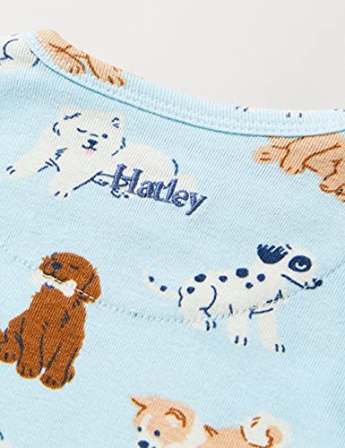 Hatley Organic Cotton Long Sleeve Printed Pyjama Set Juego de Pijama, Tender Pups, 6-9 Months para Bebés