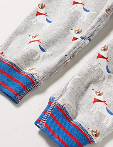 Hatley Organic Cotton Sleepsuit Mamelucos para bebés y niños pequeños, Cachorros Lindos, 0-3 Meses