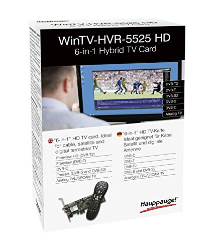 Hauppauge HVR 5525 - Tarjeta Interna de sintonización de TV (DVB-T, Radio FM, PCI Express)