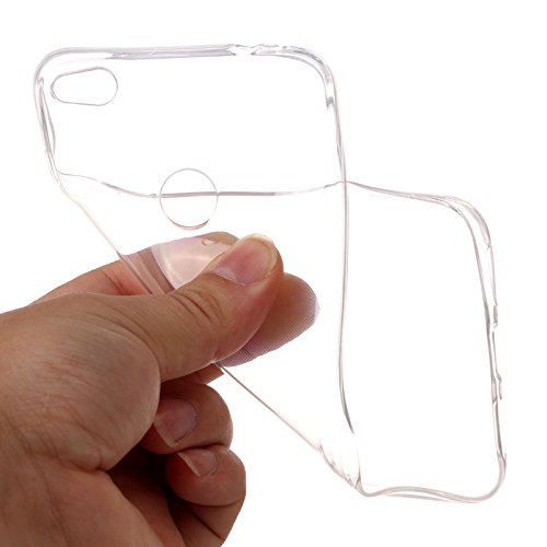 Hauwei P8 Lite 2017 Funda Carcasa , Protectora Soft TPU Silicona Ultra-Fina Gel Transparente, Cubierta Goma Bumper Cover Case Shell Bummper Cristal Clear para Huawei P8 Lite 2017 (Claro)