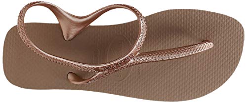 Havaianas Flash Urban, Sandalias Mujer, Dark Beige, 37/38 EU