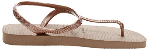 Havaianas Flash Urban, Sandalias Mujer, Dark Beige, 37/38 EU