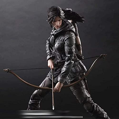 HCCTI Hand-Made Yanshangqi Rise of The Tomb Raider Lara Croft Play Arts Kai PVC Figura - 10.23 Pulgadas
