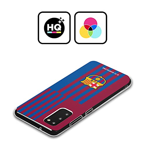 Head Case Designs Licenciado Oficialmente FC Barcelona Away 2021/22 Crest Kit Carcasa de Gel de Silicona Compatible con Samsung Galaxy A21s (2020)
