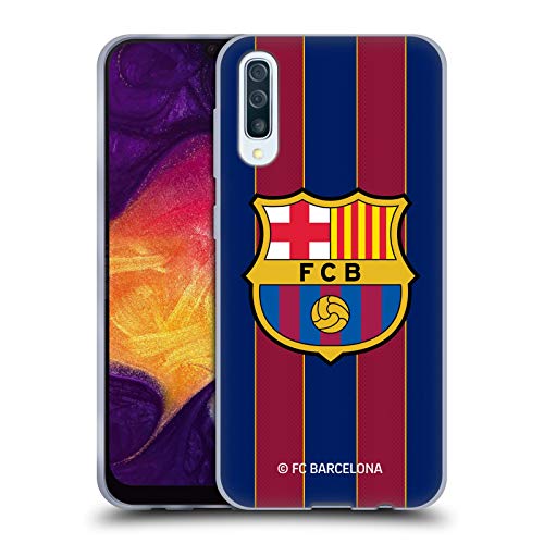 Head Case Designs Licenciado Oficialmente FC Barcelona Casa 2020/21 Kit de Cresta Carcasa de Gel de Silicona Compatible con Samsung Galaxy A50/A30s (2019)