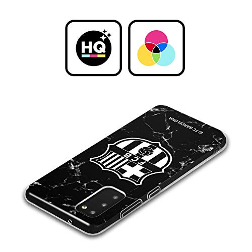 Head Case Designs Licenciado Oficialmente FC Barcelona Mármol Negro Crest Patterns Carcasa de Gel de Silicona Compatible con Samsung Galaxy S9+ / S9 Plus