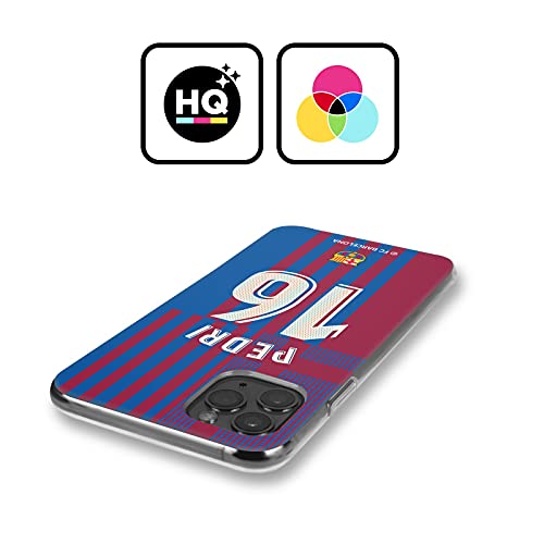 Head Case Designs Licenciado Oficialmente FC Barcelona Pedri 2021/22 Players Home Kit Group 1 Carcasa de Gel de Silicona Compatible con Apple iPhone X/iPhone XS