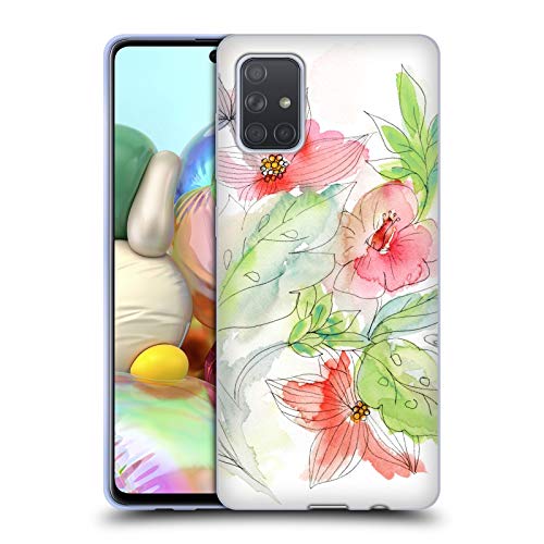 Head Case Designs Licenciado Oficialmente Julia Grifol Jardín Tropical Floral Carcasa de Gel de Silicona Compatible con Samsung Galaxy A71 (2019)