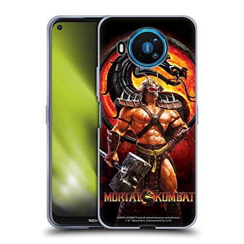 Head Case Designs Licenciado Oficialmente Mortal Kombat 9 Shao Kahn Arte de Personajes Carcasa de Gel de Silicona Compatible con Nokia 8.3 5G