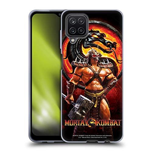 Head Case Designs Licenciado Oficialmente Mortal Kombat 9 Shao Kahn Arte de Personajes Carcasa de Gel de Silicona Compatible con Samsung Galaxy A12 (2020)