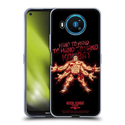 Head Case Designs Licenciado Oficialmente Mortal Kombat Klassic Goro Mano a Mano Arte de Personajes Carcasa de Gel de Silicona Compatible con Nokia 8.3 5G