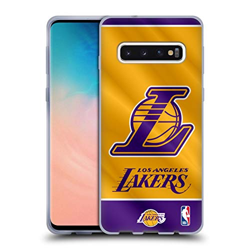 Head Case Designs Licenciado Oficialmente NBA Estandarte 2019/20 Los Angeles Lakers Carcasa de Gel de Silicona Compatible con Samsung Galaxy S10