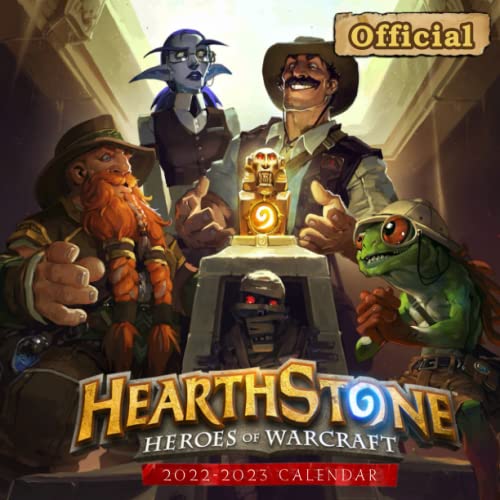 Hearthstone: OFFICIAL 2022 Calendar - Video Game calendar 2022 - Hearthstone -18 monthly 2022-2023 Calendar - Planner Gifts for boys girls kids and ... games Kalendar Calendario Calendrier).22