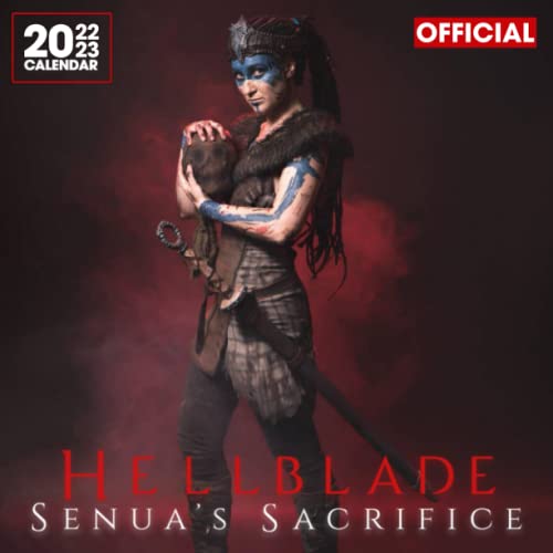 Hellblade Senua’s Sacrifice: OFFICIAL 2022 Calendar - Video Game calendar 2022 - Hellblade -18 monthly 2022-2023 Calendar - Planner Gifts for boys girls kids and all Fans BIG SIZE 17''x11'' .5