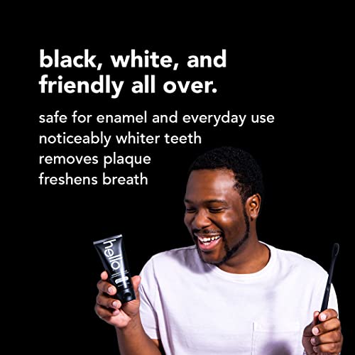 Hello, Fluoride Free Whitening Toothpaste, Activated Charcoal, With Fresh Mint & Coconut Oil, 4 oz (113 g)