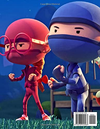 Hello Ninja Coloring Book: 50+ Coloring Pages. Relaxation, Stress Relief, Emotional Balance After School And Stressful Work for Fans of All Ages.