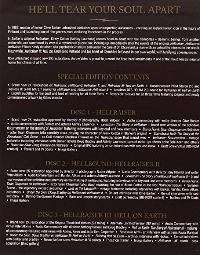 Hellraiser 1-3 [Edizione: Regno Unito] [Reino Unido] [Blu-ray]