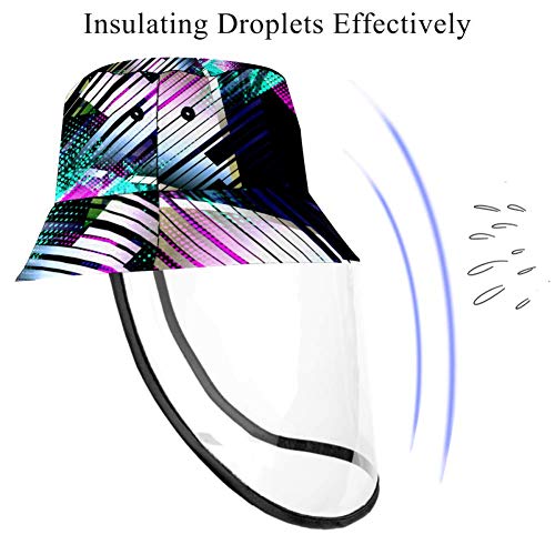 Henghenghaha Cyberpunk Background - Sombrero para niños y niñas, protección UV, transpirable, resistente al viento