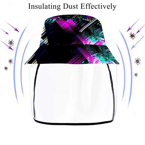 Henghenghaha Cyberpunk Background - Sombrero para niños y niñas, protección UV, transpirable, resistente al viento