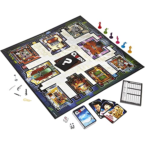 Hengqiyuan Cluedo Game Clásico Mystery Detective Pensamiento y Resolución de Casos Ocio y Entretenimiento Juego en Familia
