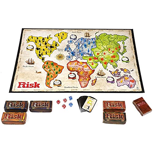 Hengqiyuan Risk Juego de Mesa La Estrategia Conquista el Clásico Juego de Batalla, Versión Inglesa