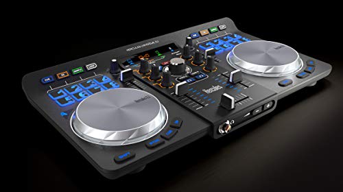 Hercules - Hercules Universal Dj - Controlador Dj - PC / Mac / Tablets - Controlador Versatíl para Mezclar Desde Todos Tus Dispositivos, Android, IOS, PC y Mac, Negro