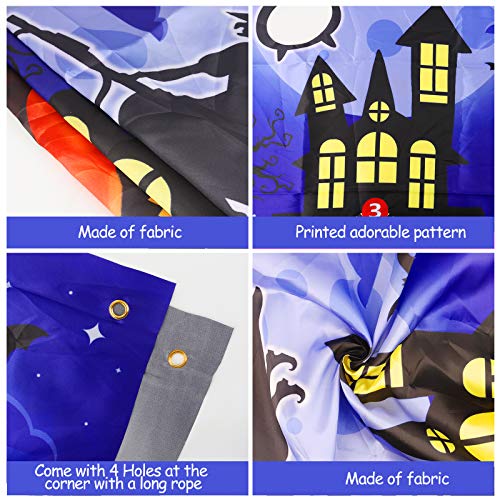 Herefun Juego de Lanzamiento de Halloween, Pancarta Juego Lanzamiento Carnaval, Juego de Lanzamiento para Niños Adultos con 6 Bolsas de Frijoles y 19,6 Pies de Cuerda