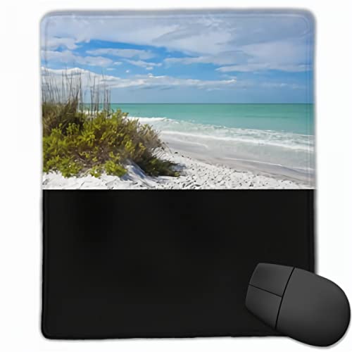 Hermosa arena dunas y avena mar alfombrilla de ratón Mat ordenador portátil Mousepads Gaming oficina hogar escritorio accesorio Gadget