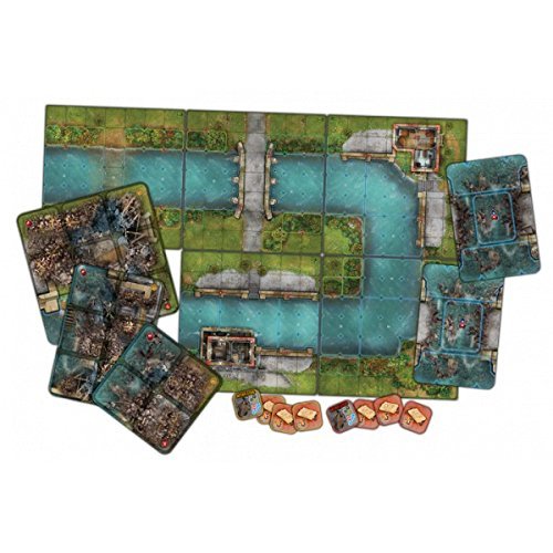 Heroes of Normandie - River Set Terrain Pack Board Game by IELLO