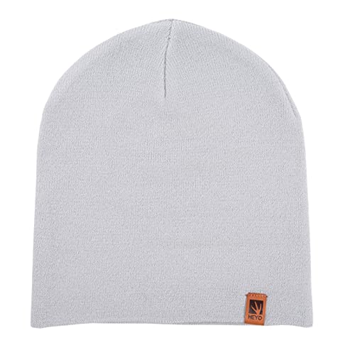 HEYO Juego de gorro y bufanda para mujer | gorro de invierno HZ0005, gris, Talla única