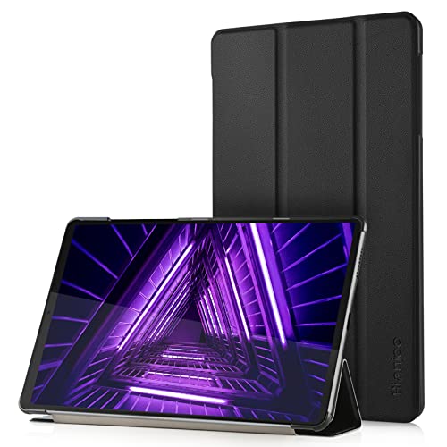 Hianjoo Funda Compatible con Lenovo Tab M10 FHD Plus Gen 2 10.3", Slim Smart Protectora Folio Tablet Cover de Cuero con Función de Soporte Carcasa para TB-X606 X606F, Negro