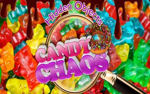 Hidden Objects Candy Chaos & Dessert Junk Food – Chocolate, Cupcakes, Donuts Object Time Puzzle Photo Pic FREE Game & Spot the Difference