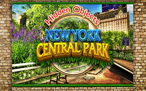 Hidden Objects Central Park New York City Gardens – Object Time Puzzle FREE Photo Pic Game & Spot the Difference