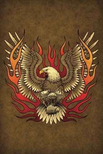 High-Octane Eagle Journal: Blank Notebook Diary Log: Volume 15 (Tattoo You 365 Journal) [Idioma Inglés]