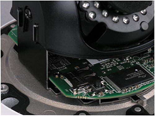 Hikvision Cámara domo exterior DS-2CD2132F-I (12MM), 3MP/1080P, H.264, lente fija de 12 mm, día/noche, IR a 30M, cardán de 3 ejes, ranura USD, estándar IP66, POE/12VDC