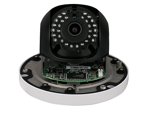 Hikvision Cámara domo exterior DS-2CD2132F-I (12MM), 3MP/1080P, H.264, lente fija de 12 mm, día/noche, IR a 30M, cardán de 3 ejes, ranura USD, estándar IP66, POE/12VDC