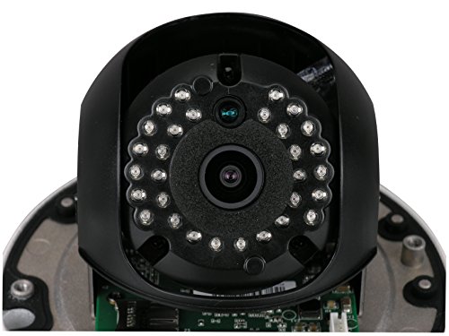 Hikvision Cámara domo exterior DS-2CD2132F-I (12MM), 3MP/1080P, H.264, lente fija de 12 mm, día/noche, IR a 30M, cardán de 3 ejes, ranura USD, estándar IP66, POE/12VDC