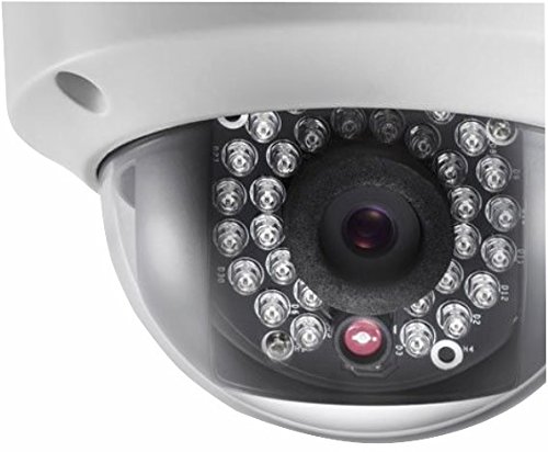 Hikvision Cámara domo exterior DS-2CD2132F-I (12MM), 3MP/1080P, H.264, lente fija de 12 mm, día/noche, IR a 30M, cardán de 3 ejes, ranura USD, estándar IP66, POE/12VDC