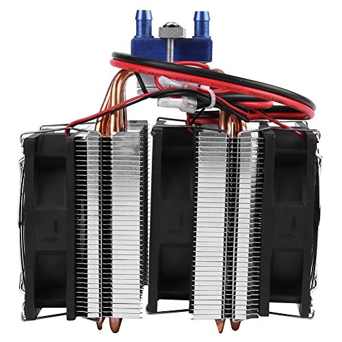 Hilitand DC 12V Refrigerador termoel¨¦ctrico de Agua de refrigeraci¨®n por semiconductor del Sistema Peltier Refrigerador para Tanque de Peces (180W (para 40LTanque))