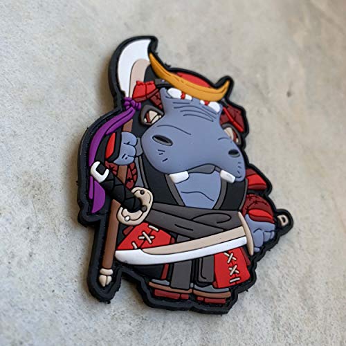 Hippo Squad Samurai Shogun Bushido Warrior Patch - Parche