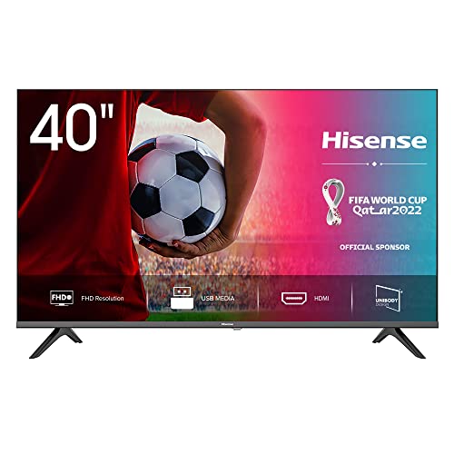 Hisense 40AE5000F - TV, Resolución Full HD, FHD TV 2020, Natural Color Enhancer, Dolby Audio, HDMI, USB, Salida auriculares