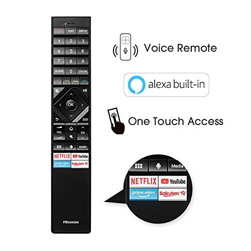 Hisense ULED 2020 50U7QF - Smart TV 50" Resolución 4K, Quantum Dot, FALD, Dolby Vision, Dolby Atmos, Vidaa U 4.0 con IA, Alexa Built-in, Gris