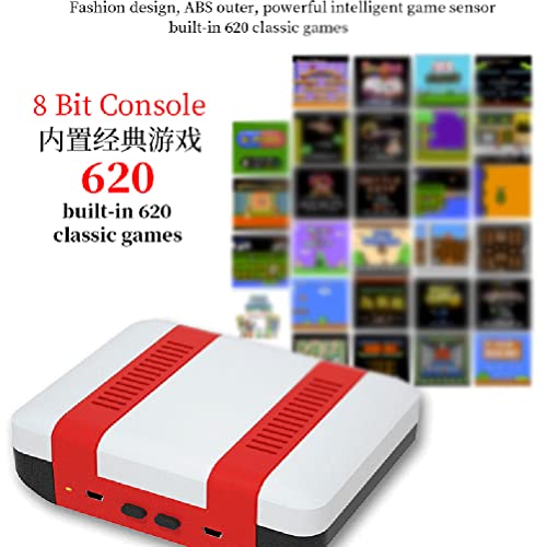 HJKPM Nuevo Clásico De 8 bits PS1 Mini Games Console, Plug and Play Retro TV Consolas De Juegos De Televisión Incorporada 620 NES Classic Games