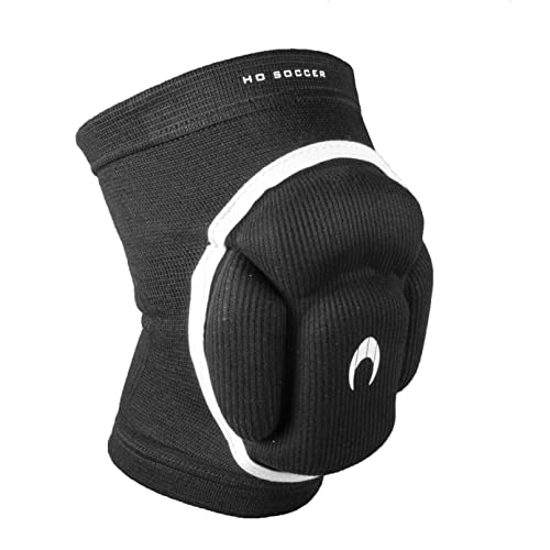 HO Soccer Indoor Pro Rodilleras, Unisex Adulto, Negro/Blanco, L