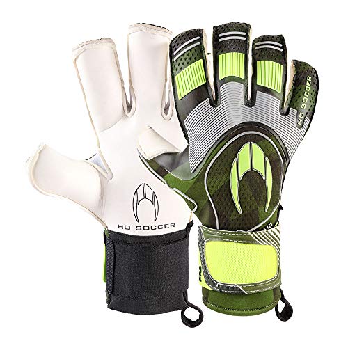 HO Soccer Supremo Pro II Kontakt Evolution Green Space Guantes De Portero, Unisex Adulto, Verde/Gris, 7
