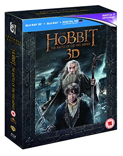 Hobbit: The Battle Of The Five Armies - Extended Edition (2 Blu-Ray) [Edizione: Regno Unito] [Reino Unido] [Blu-ray]