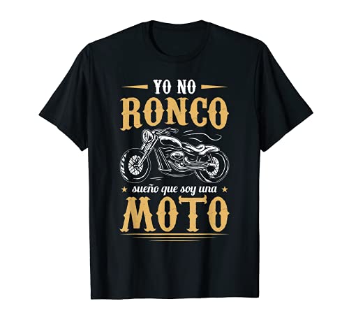 Hombre Biker Regalo Motero Motociclismo Sueño Que Soy Una Moto Camiseta