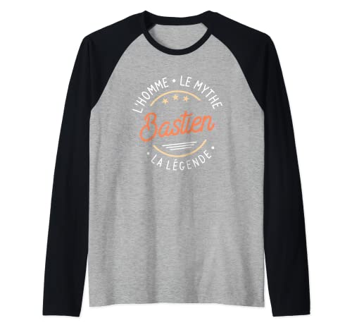 Hombre Idea de regalo para bastión con nombre Camiseta Manga Raglan