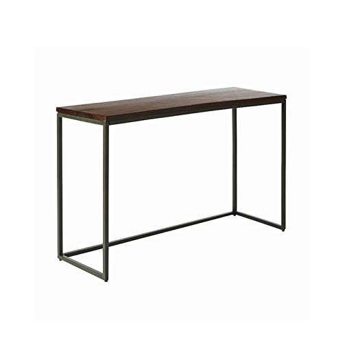 Home-table Mesa De Centro De Estilo Industrial Retro, Tienda De La Tienda Tablas Laterales De 80/100 / 120cm Tablas De Consola para Pasillo Mesas De Comedor Multifunción(Size:80 * 25 * 75CM)